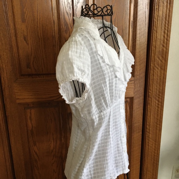 Cute Top 100% cotton with belt - Picture 5 of 8